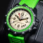 Luminox Commando GMT Raider Military Sapphire Beige Green Band Watch XL.3337