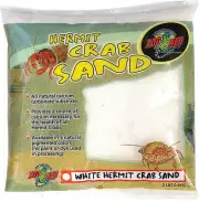 Zoo Med Hermit Crab Calcium Sand Substrate, 2 Pounds - White - 2 Pack