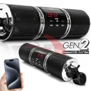 Motorcycle Stereo Speakers Audio System Bluetooth Amplifier Radio USB Waterproof