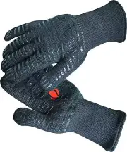 GRILL HEAT AID Premium BBQ Gloves - 1472°f Heat Resistant Gloves, Grill Gloves