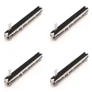 4pcs 75mm Dual Straight Slide Potentiometer Fader A10K For Soundcraft EFX8 EPM12