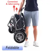 500W Electric Wheelchair Folding Long Range Lithium Power Motorised Foldable AU