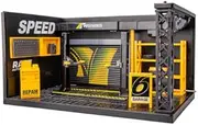 1:24 DIY Car Workshop Scene Display Stand Boys Gift Car Model Storage Toy