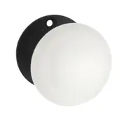 Tradco Porcelain Door Knob on Round Rose