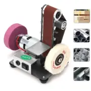Electric Power Belt Sander DIY Polishing Machine Edge Sharpener Sanding Tool NEW