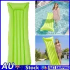 AU Swimming Lounge Bed Solid Color Inflatable Pool Float Lounger PVC for Lake Be