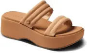 Reef Women's Lofty Lux Hi Platform Sandal Natural 10M