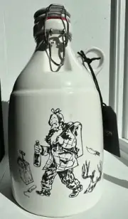 Filson Ceramic Growler Ballard Exclusive White, OS 64 Oz. NWT MSRP $150