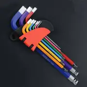 9pcs Master Allen Wrench Bit Kit Hex Key For Ratchet Socket Tool SAE Metric Set