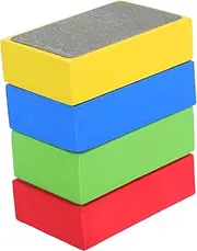 KOMBIUDA 4pcs Hand Polishing Sanding Pads for Tile Stone Glass Sander Block for Trimming Grinding Deburring Easy to Use Grits