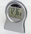 SMALL TRAVEL DIGITAL ALARM CLOCK w CALENDAR PORTABLE BATTERY OPERATED STOPWATCH