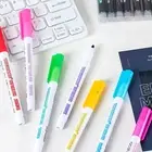1 Set Colored Highlighter No Odor Diy Outline Art Pen Double Line Marker Quick