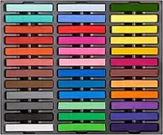 Soft Pastel Sticks, 36 PCS Vibrant Colors Chalk Sticks for Artists, Pastels Art Supplies for Drawing, Blending, and Shading (36 Colors)