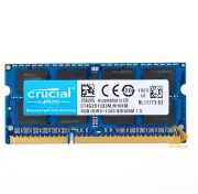 Crucial DDR3 RAM 8GB PC3-10600S 1333Mhz SODIMM Laptop Memory 204Pin CL9 NON-ECC