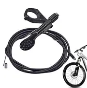 Cycling Seatpost Dropper Shifter - Road Mountain Cycling Shifter Dropper Lever - External Internal Routing Dropper Lever for Smooth Action for Adventure, Fitness