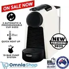 Nespresso by Delonghi Essenza Mini Capsule Coffee Machine Automatic Pod White