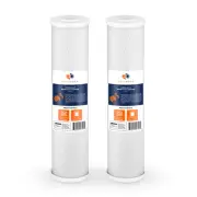 2PK of Aquaboon Big Blue 5µm Coconut Shell Carbon Block Water Filter 20"x4.5"
