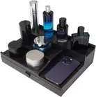 Cologne Organizer for Men | 3 Tier Wooden Perfume With a Black