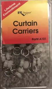 RV Designer A101, Nylon Two Wheel Carrier, Fits I Beam Track, 14 Per Pack