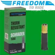 Freedom Thorn Proof Butyl Bike Tube 700X28/32C Schrader Valve