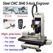 CNC 3040 5 Axis Steel Engraving Machine Metal Cutter high-Precision Engraver