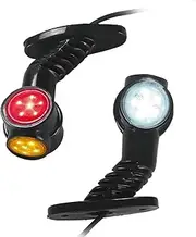 2Pcs Universal LED Side Marker Light Waterproof 12/24V Truck Trailer Position Lamp