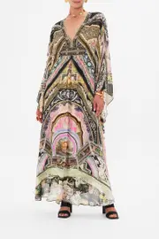 LONG KAFTAN WITH WAIST DETAIL FLORENCE FIELD DAY