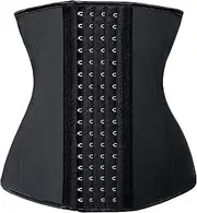 [SHAPERX] Women's Waist Trainer Latex Slimming Waist Cincher Body Shaper Underbust Corsets