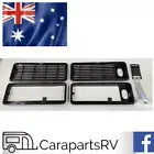 DOMETIC CARAVAN FRIDGE VENT KIT ( in BLACK ) INC FLUE EXTENSION. AS1625-KIT-B