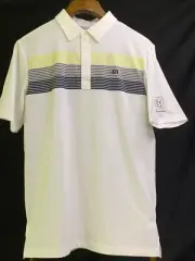 Travis Mathew Golf Polo Men's Small Striped W/ TPC Scottsdale Logo NWT