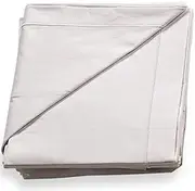 Italbaby, 3-Piece Cotton Bedding Set for Cot, Bottom with Corners, Top and Pillow Case, Mattress 70 x 140 cm, Plain Grey
