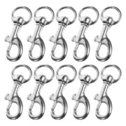 10pcs Stainless Steel Clasp Hook Swivel Snap Hook Plastic Swivel Snap Hooks