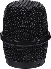 Milisten Wireless Microphones Heads Replacement Grille Microphone Head Mesh Microphones Part Replacements Supply Accessory Cover Black Compatible for bs-/ - Mic Metal Wireless Microphone