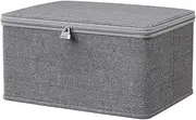 Large Lockable Storage Box - Stackable Organizer Container with Secure Lock for Clothes, Snacks, and Protective Storage Solutions