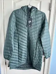 Mountain Hardware Puffer Woman's Glenn Alpine Duck Down Hoody Parka $220 XS