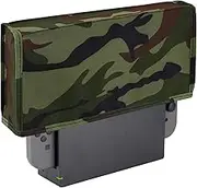 PlayVital Nylon Dust Cover Dust Cover for Nintendo Switch OLED, Dust Guard for Nintendo Switch, Anti Scratch Waterproof Cover Sleeve for Nintendo Switch & Switch OLED Charging Dock - Forest Camouflage