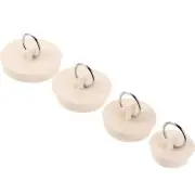 Tub Stopper Set Rubber Sink Stopper Drain Plug with Hanging Ring for Bathtub, Ki