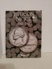 New! H.E. Harris Jefferson Nickel 1938-1961 Coin Folder Album Book #2679
