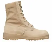 BELLEVILLE DST MEN'S ARMY HOT WEATHER COMBAT BOOTS VIBRAM DESERT TAN 9.5 XW