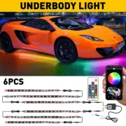 RGB Dreamcolor LED Car Underglow Lights Music Bluetooth APP Remote Control Strip
