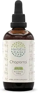 Chaparral B120 Alcohol-Free Herbal Extract Tincture, Super-Concentrated Organic Chaparral (Larrea tridentata) (4 fl oz)