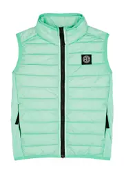 Stone Island Kids Quilted Shell Gilet (6-8 Years) - Green Light - 06YR (6 Years) 06YR (6 years)