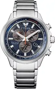 Citizen Men's Eco-Drive Weekender Chronograph Watch Super Titanium AT2471-58L