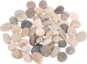 GETAJGHSD Children's Drawing Painted Stones Hand-Painted Rocks 50pcs Mixed Sizes DIY Polishing Pebbles Artistic Rocks