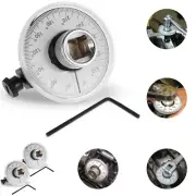 2Pcs/1Pc Torque Angle Gauge Tool with Wrench 360° Adjustable Professional Meocz