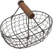 Cabilock 1pc Shopping Basket Rectangle Hokder Old Fashioned Sweets Black Container Countertop Fruit Basket Small Vintage Fruit Basket Fruit Basket Bowl Egg Storage Girl Display Stand Iron