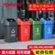 【台灣熱銷】 垃圾分類垃圾桶 大容量垃圾桶 家用大號垃圾桶 商用廚餘可回收垃圾桶 戶外環衛桶 Zz