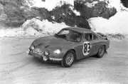 Jean Claude Andruet Jean Todt Alpine A110 1968 Rally Car Old Photo