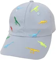 [DYZANOROKY] Hat, Children, Boys, Girls, Cap, Wide Brim, Sports, Baseball Cap, Sun Hat, UV Protection, UV Protection, Adjustable, Sun Hat, Lightweight, Breathable, Cute, Dinosaur, Embroidery, Tennis