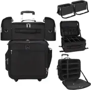 Rolling Makeup Case Professional Makeup Train Case Makeup Artist Travel
